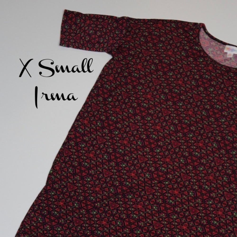 NWT XSmall LuLaRoe Irma Shirt
